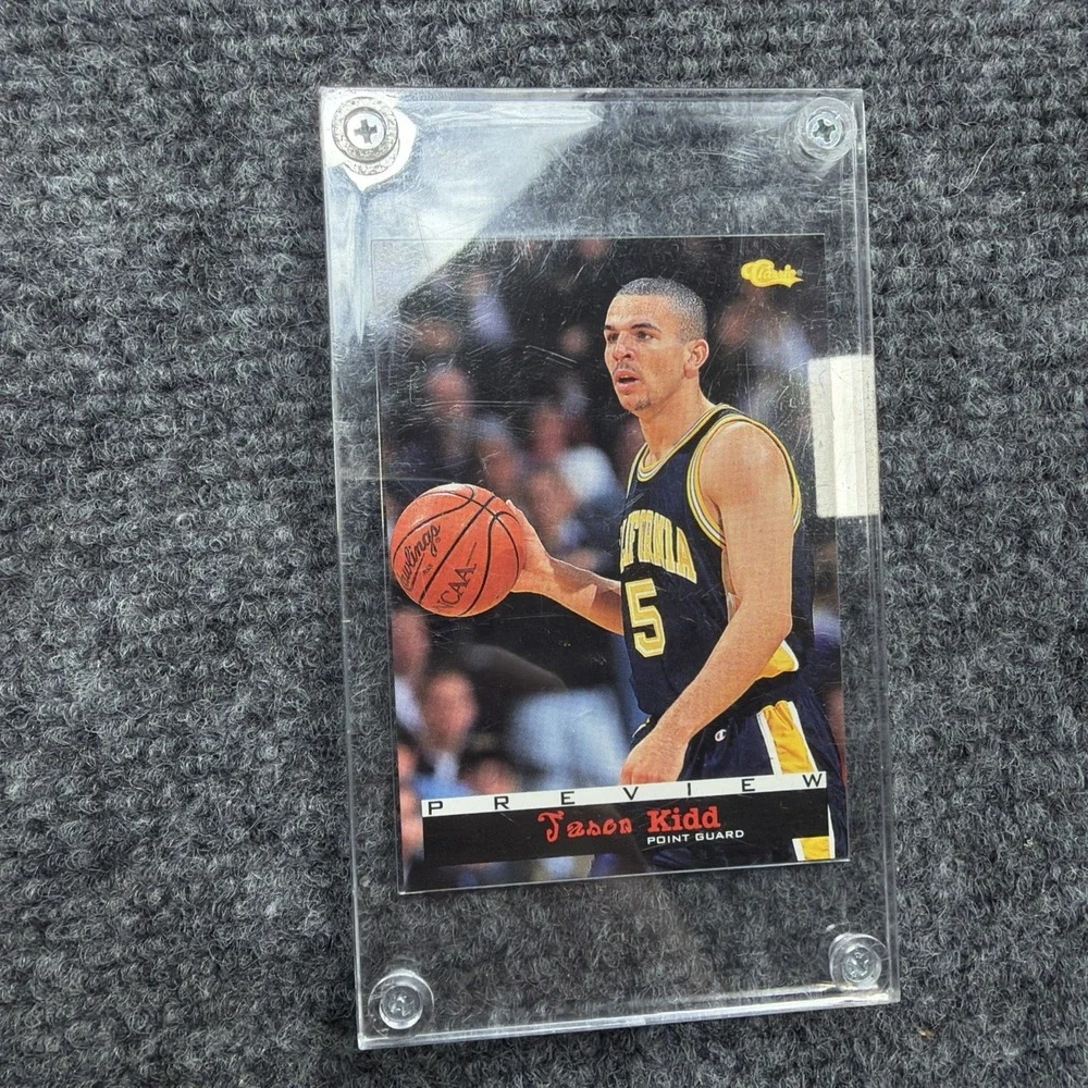1994 Classic Basketball Previews Jason Kidd Rookie Card #BP2 Cal Bears HOF Slab